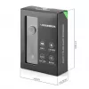 ROCKBROS predné svetlo na bicykel 260 lm s káblom USB-C na USB-A - čierne