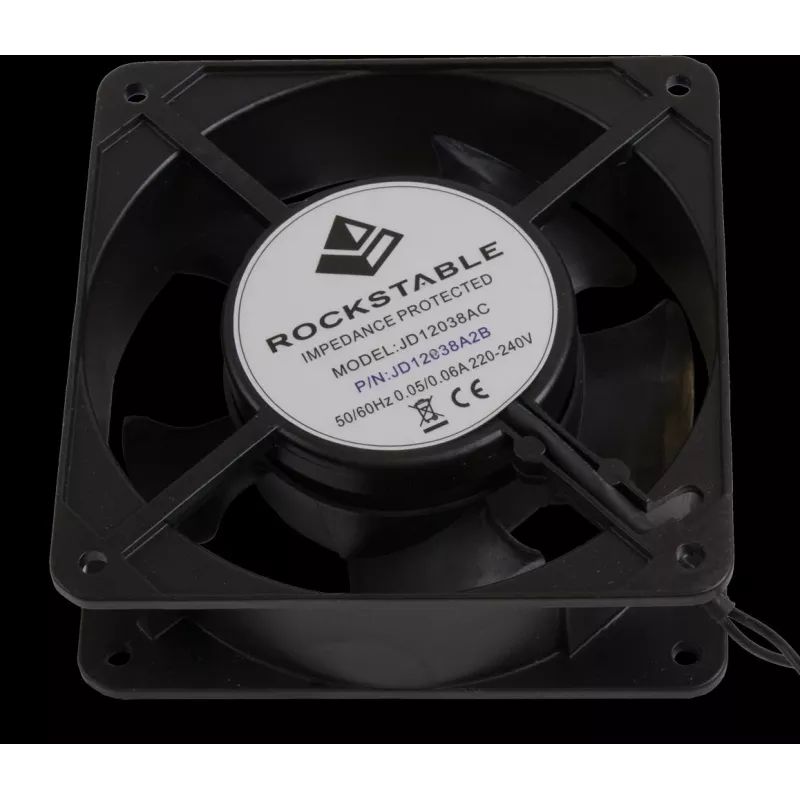 Rockstable 120mm ventilátor - skriňový ventilátor - 112 m³/h - čierny - 1 kus - 610 g (RS19-FT1212)