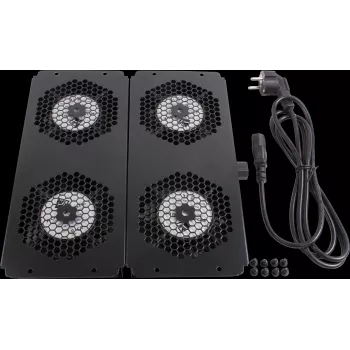Rockstable 19 palcový chladiaci prvok - vetrákový modul - montážny ventilátor - oceľ - čierna - 1 kus - 2,92 kg (RS19-FT68)