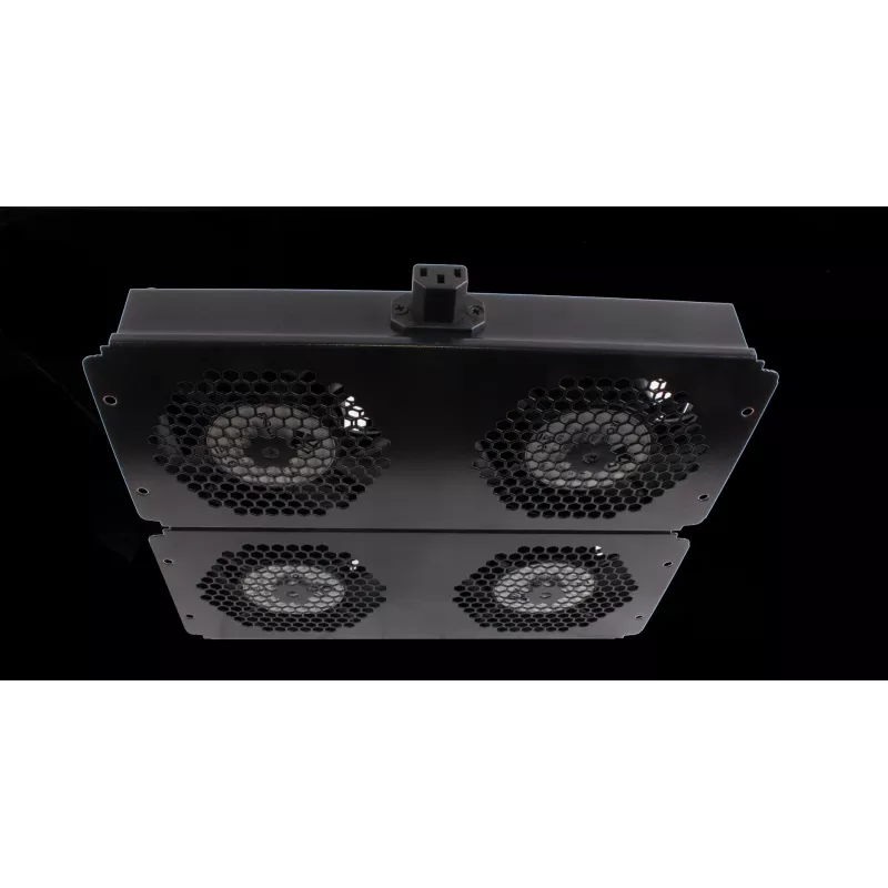 Rockstable 19-palcový Chladiaci prvok – Ventilátorová zásuvka – zabudovaný ventilátor – Oceľ – Čierna – 1 kus – 2,92 kg (RS19-FT68)