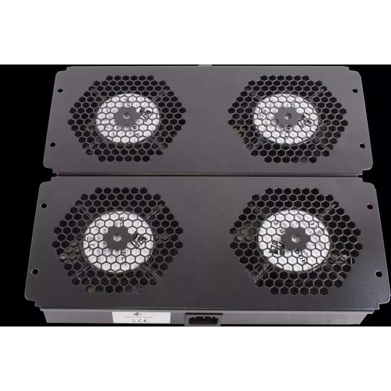 Rockstable 19-palcový Chladiaci prvok – Ventilátorová zásuvka – zabudovaný ventilátor – Oceľ – Čierna – 1 kus – 2,92 kg (RS19-FT68)