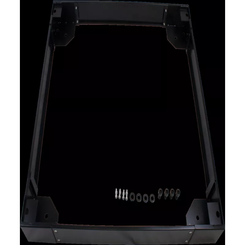 Rockstable 19 palcová výsuvná polica - čierna - SPCC oceľ - 800x800 mm - RS19-PH8810