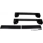 Rockstable 19 palcová výsuvná polica - čierna - SPCC oceľ - 800x800 mm - RS19-PH8810