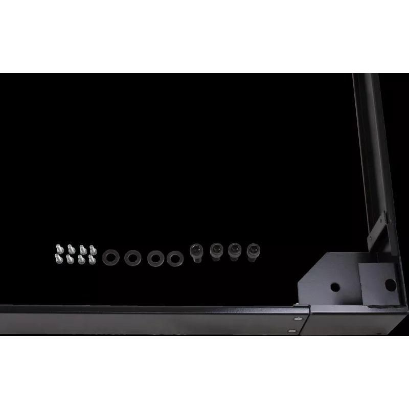 Rockstable 19-palcový Kolieskový podstavec – Platforma s kolieskami – Čierna – Oceľ SPCC – 600 mm x 1000 mm