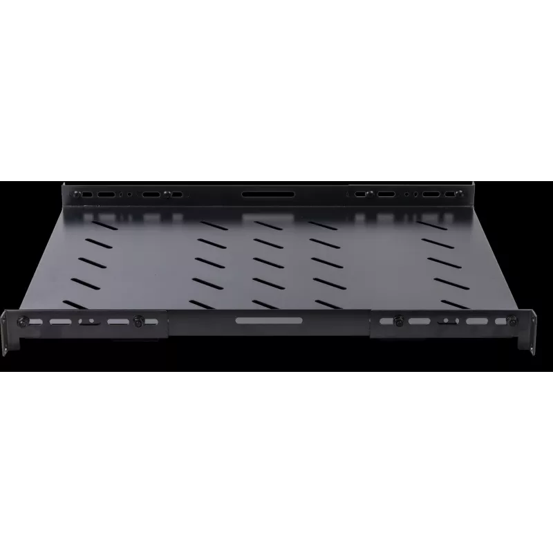 Rockstable RS19-SFH78 1U 19-palcová police pre veľké zaťaženie, oceľ SPCC, čierna