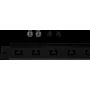 Rockstable 1U 19 inch panel na vedenie káblov - čierny - oceľ SPCC - 485 mm