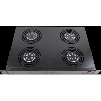 Rockstable 1U 19 palcový ventilátorový prvok - chladiaci ventilátor - vstavaný ventilátor - 440 m³/h - oceľ - čierna - 1 kus (RS19-FT1U4)
