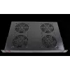 Rockstable 1U 19-palcový Vetrací prvok - Ventilátor - Zabudovaný ventilátor - 440 m³/h - Oceľ - Čierna - 1 kus (RS19-FT1U4)