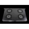 Rockstable 1U 19-palcový Vetrací prvok - Ventilátor - Zabudovaný ventilátor - 440 m³/h - Oceľ - Čierna - 1 kus (RS19-FT1U4)