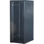 Rockstable 32U 19 inch serverový rack s sklenenými dverami - samostatne stojaci rám - 32U - 800 kg - uzamykateľný zámok - montážne lišty - nastaviteľné nožičky (RS19-6832)