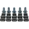 Rockstable M6 sada valcových skrutiek s vnútorným šesťhranom - montáž do racku - strieborná - 10 ks (RS19-M612)