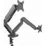 Rockstable RS-MM007 Advanced držiak na dva monitory - svorka / priechodka - 13 kg - 15-27 palcov - 100x100 mm - čierna