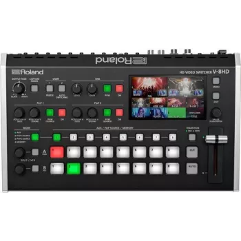 Roland V-8HD 8-kanálový HDMI video switcher s audiomixérom - čierna 420961A38