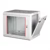 ROLINE 19-palcová nástenná skriňa Basic Plus 9U, 600x450 mm (ŠxH), sivá