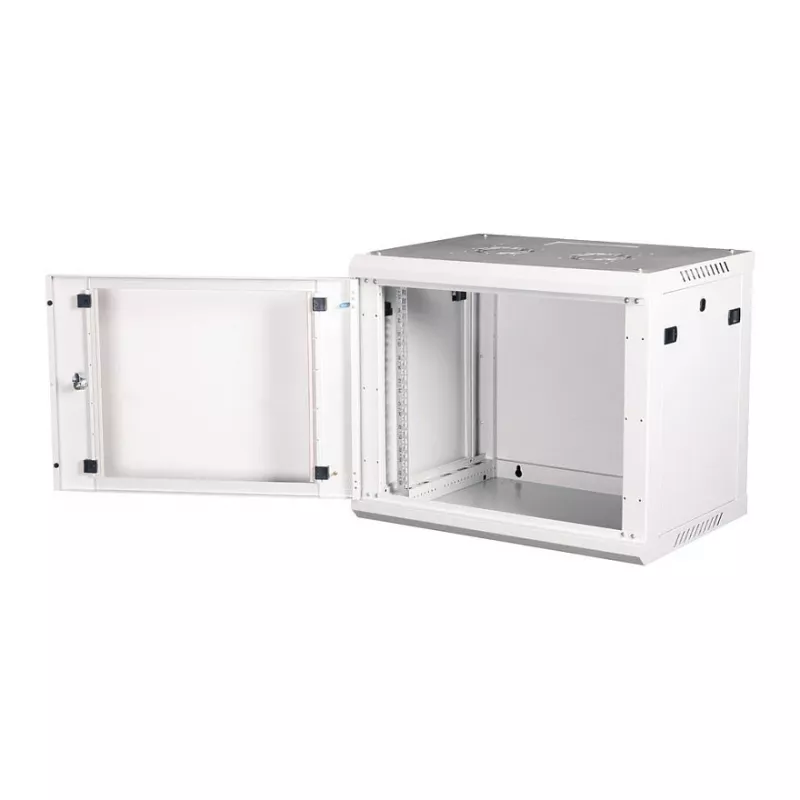 ROLINE 19-palcová nástenná skriňa Basic Plus 9U, 600x450 mm (ŠxH), sivá