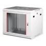 ROLINE 19-palcová nástenná skriňa Basic Plus 9U, 600x450 mm (ŠxH), sivá