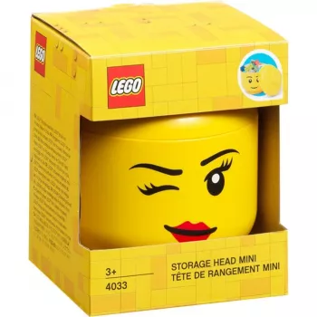 Room Copenhagen LEGO Storage Head Whinky Mini žltá