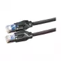 Rotronic-Secomp Dätwyler Cat.6 Class E S/FTP CU 7702 Flex LSOH Hirose TM21 patch kábel, 3 m, čierny