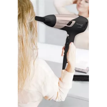 Rowenta fén Power 2100W sušič vlasov, čierna/ružová