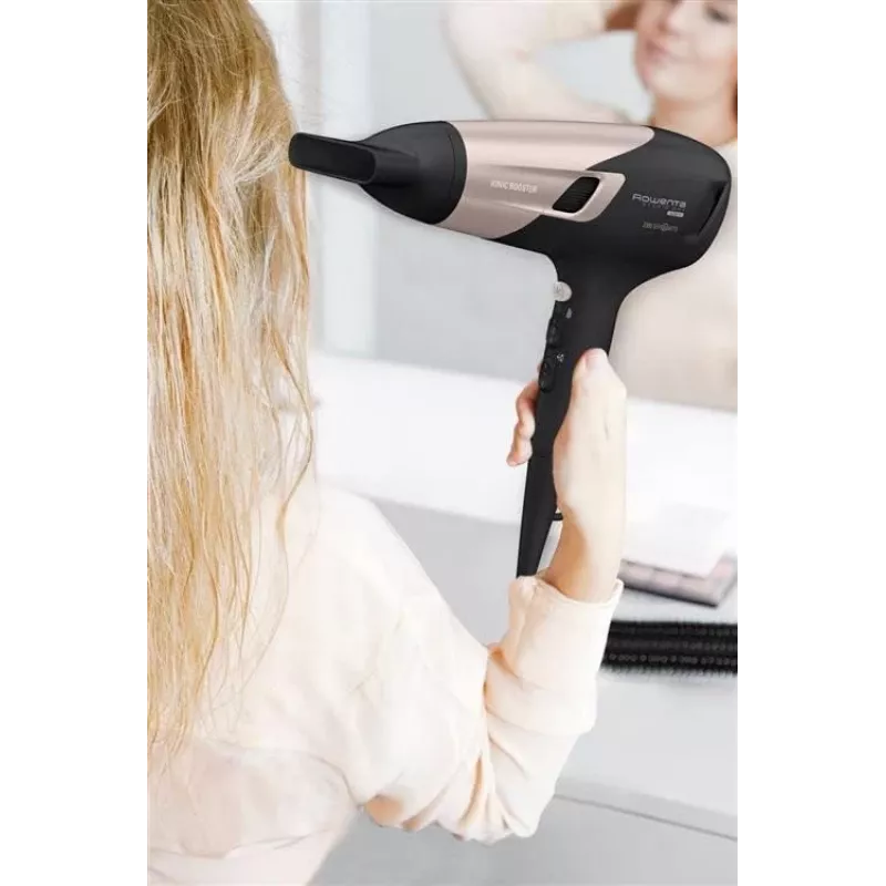Rowenta fén Power 2100W sušič vlasov, čierna/ružová