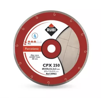 RUBI CPX diamantový kotúč 250 x 25,4 mm PRO pre jemnú kameninu