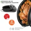 Russell Hobbs CW114911EU smaltovaný 36cm samozavlažovací pekáč s pokrievkou, čierny