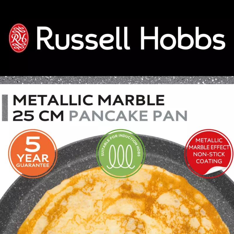 Russell Hobbs RH028521EU7 Metallic Marble panvica na palacinky 25 cm