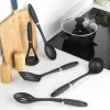 Russell Hobbs RH03026EU7 5-dielna súprava kuchynského náčinia s otočným stojanom, čierna a strieborná