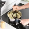 Russell Hobbs RH03026EU7 5-dielna súprava kuchynského náčinia s otočným stojanom, čierna a strieborná
