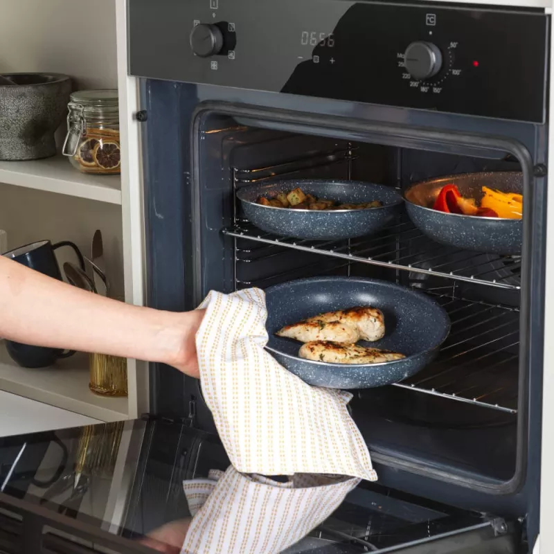 Russell Hobbs RH03293EU7 Nightfall Stone 4-dielna súprava panvíc Smart Clip