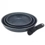 Russell Hobbs RH03293EU7 Nightfall Stone 4-dielna súprava panvíc Smart Clip