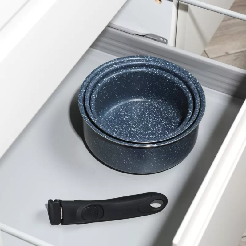 Russell Hobbs RH03294EU7 Nightfall 4-dielna súprava hrncov Smart Clip