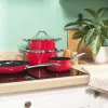 Russell Hobbs RH03821 Riviera 4-dielna sada hrncov, červená