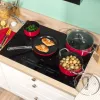 Russell Hobbs RH03821 Riviera 4-dielna sada hrncov, červená