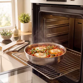 Russell Hobbs RH04033 nerezová 4-dielna sada panvíc Smart Clip