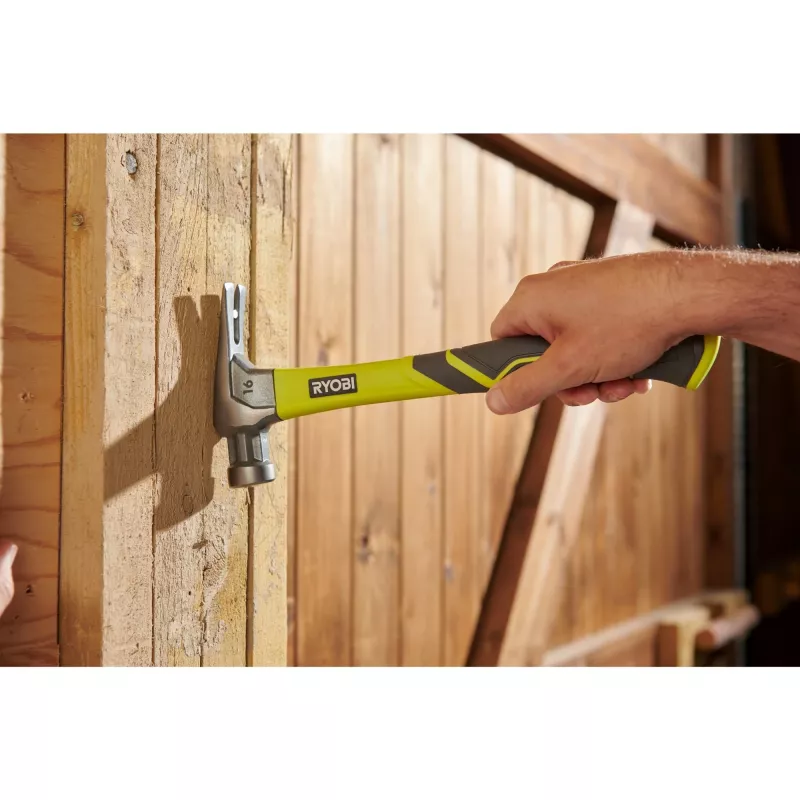 RYOBI kladivo RH16FSS (zelená/sivá, magnetický držiak na klince)