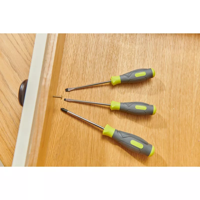 RYOBI RSD1PH2S 3-dielna sada skrutkovačov (zelená/sivá, PH2, SL5.5, SL4)