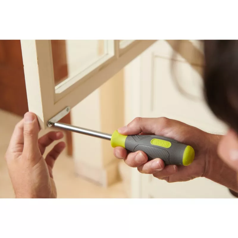RYOBI Skrutkovač RSD17PCS, so 17-dielnou sadou bitov (zeleno-sivý)