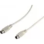 S CONN MAXIMUM CONNECTIVITY ShiverPeaks PS/2 predlžovací kábel, 6-pol Mini DIN konektor samec na konektor samica, 3,0 m, čierny 78106-3