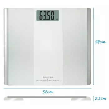 Salter 9009 WFEU12 Ultimate Accuracy elektronická osobná váha, biela