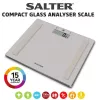 Salter 9113 GFEU12 Compact sklenená analytická kúpeľňová váha, sivá
