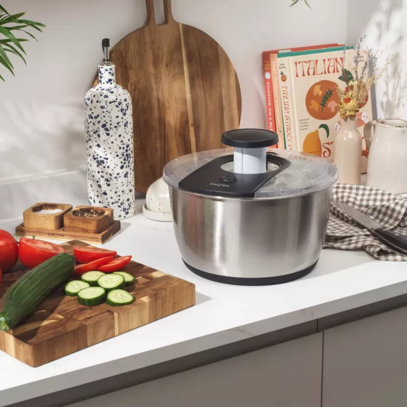 Salter BW14097 odstredivka na šalát 6L, strieborná
