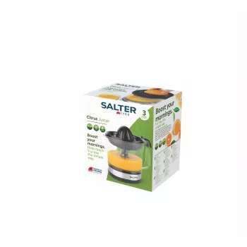 Salter EK5025FVDE elektrický lis na citrusy, 60 W, 1,2 l, čierny/strieborný