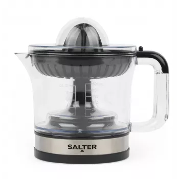 Salter EK5025FVDE elektrický lis na citrusy, 60 W, 1,2 l, čierny/strieborný
