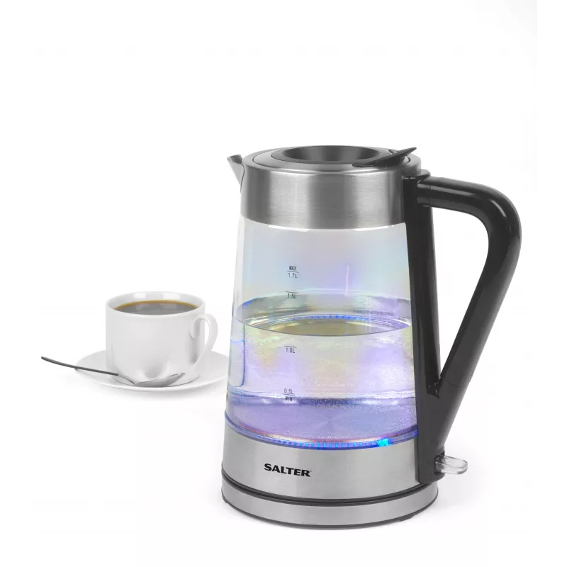 Salter EK5078IRFVDE Dúhová sklenená rýchlovarná kanvica 1.7L 3000W