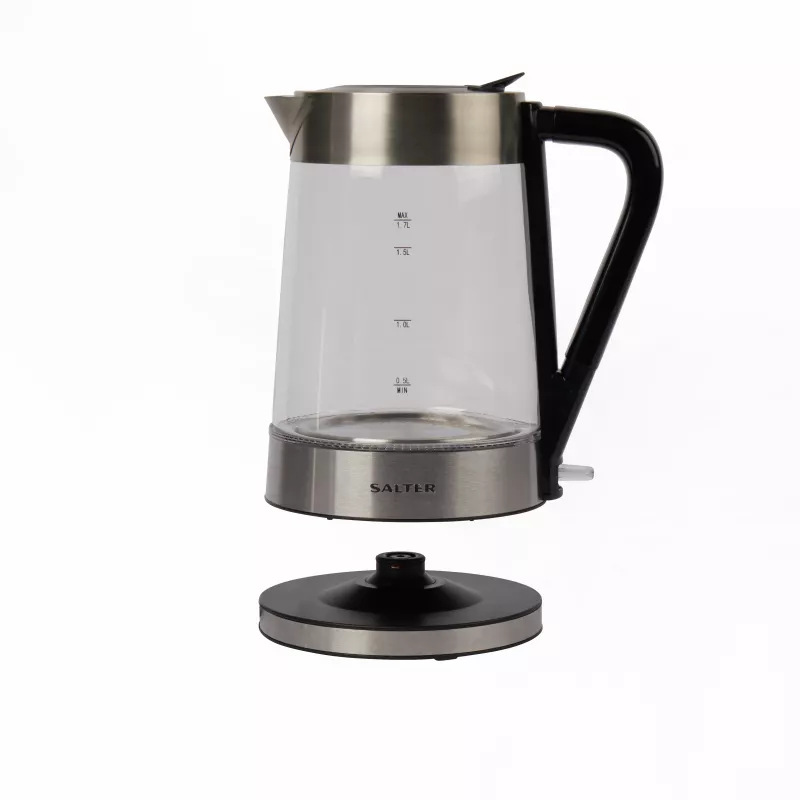 Salter EK5078SSFVDE Sklenená rýchlovarná kanvica meniaca farbu 1,7L 3000W