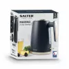 Salter EK5561BGRYFVDE Marino Rapid Boil rýchlovarná kanvica - 1,7 l, 3000 W, nehrdzavejúca oceľ, sivá