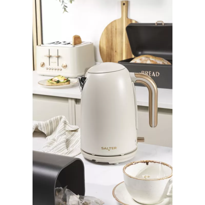 Salter EK6085OBVDE Pebble rýchlovarná kanvica 1.7L 3000W Obsidiánová čierna