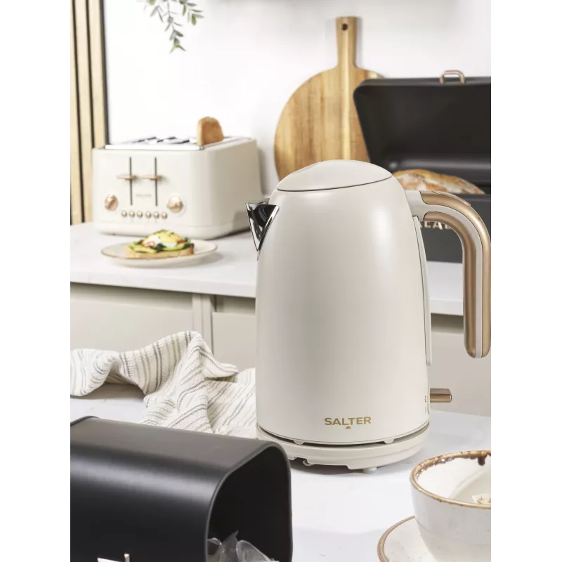 Salter EK6085OBVDE Pebble rýchlovarná kanvica 1.7L 3000W Obsidiánová čierna