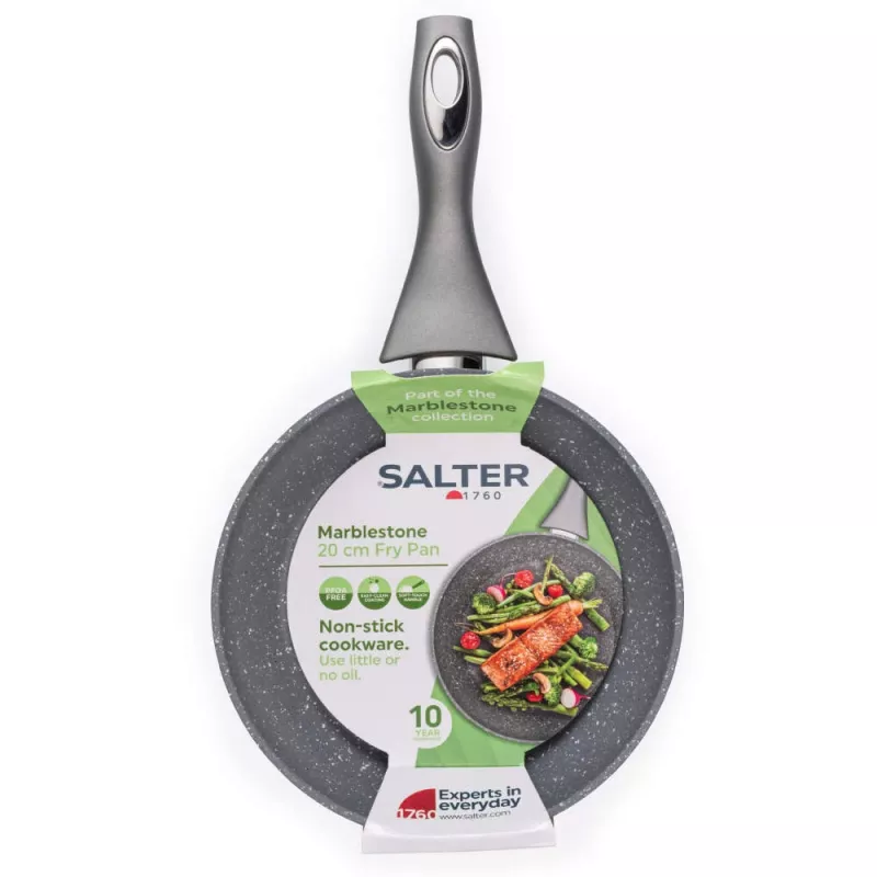 Salter BW02762G2MOR Marblestone panvica 20 cm, sivá